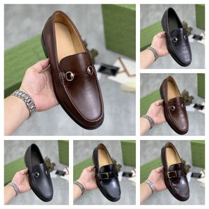 6 طراز جديد الوافدين المصممون رجال لباس أحذية أسود بني بني مزدوج الراهب الأصلي أحذية مصنوعة يدويًا الرجال فستان فاخر أحذية الحجم 38-46