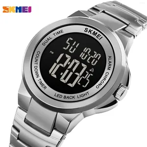 Zegarek skmei 1712 luksusowy cyfrowy zegarek dla mężczyzn Stopwatch Waterproof Waterproof Sportsd Electronic Mens Clock ELOOJ Masculino