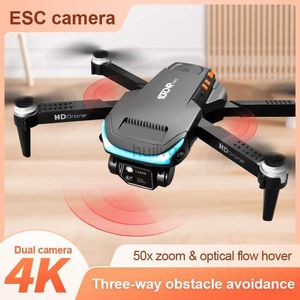 Drones Aerial UAV Z888/XT9 Mini Drone 4K Double Camera HD WIFI FPV Obstacle Avoidance Optical Flow Aircraft RC Helicopter Toys For Gift 24416