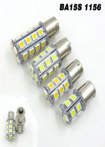 10 BA15S 1156 1141 화이트 따뜻한 흰색 2W 3W 4W 5W 13182430 5050 SMD LED 전구 DC12V 내부 조명 8319695 팩 8319695