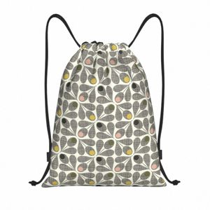 SCRIBBLE ACORN CUP SLATE ORLA KIELY PRINT DRAWSTRING BACKPACK MENS SPORT GYM SACKPACK折りたたみ式トレーニングバッグSACK M98W＃