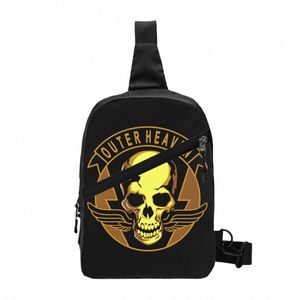 Metal Gear Solid Outer Heaven Draining Bags Män Kvinnor Portable Sports Gym Sackpack Video Game Presentbutik Lagring Ryggsäckar G3GV#