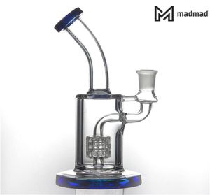 Rökningsvatten Bong 215mm Tall Heady Oil Rig Beaker Glass Diffuser Percolator Bong 956299D7588845