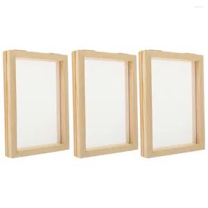 Frames Paper Frame DIY Crafting Educational Mesh Handicraft Wooden Making Screen