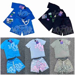 Designer massirts set tee camiseta impressa short y2k sinaworld tees syna sinistro de faixa mundial tshirt e shorts r 2cnt