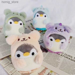 Plush Keychains Plush Cartoon Keychain Cute Penguin Doll Bag Pendants Keychains Toys Soft Cotton Key Chain Girls And Kids Gifts Y240415