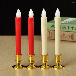 Candle Holders Traditional Shape Taper Standard Holder Plastic Base Wedding Party Festival Candlestick House Decoration Wholesale