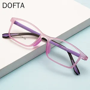 Okulary przeciwsłoneczne ramy DOFTA Ultralight TR90 Optyczne okulary ramy mężczyźni 8-18 Old Młody Student moda Kobiety Square Myopia Recept Eye