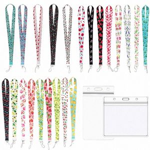 1pcs Lanyard Work Pass Bus Card Sleeve Rope Lovely Carto Doctor Nurse Neck Strap Necklace Type Staff ID Name Badge Holder Bags z1q7#