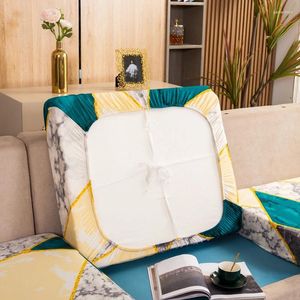 Stol täcker stretch soffa kudde täcker massivt spandex sittmöbler skyddande tvättbar avtagbar slipcover