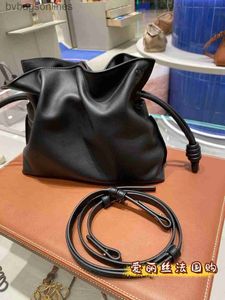 10A Retro Loeweelry bags women high quality real leather Flamenco Lucky Bag Drawstring Mini Cloud Bag Women Top Grade Designer Totes