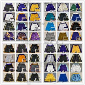 Stitched Men's Basketball Shorts Bryant LeBron Anthony James Davis Austin D'Angelo Reaves Russell Sports Pants All Styles Size S-3XL Fast Send