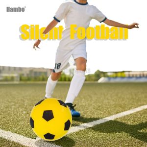 Silent Soccer Ball Dimensioni 5 Spot di schiuma silenziosa da calcio in silenzio Dimensione 3 Mute Air Air Air Bounce Silent Basketball Ball Ball PU 240416