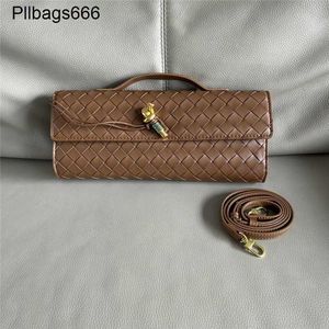 Andiamo Clutch Bag Bottegvenetas Handtaschen Herbst und Winter Neue echte Leder -Damen handgewebt