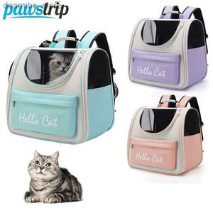 Katzenträger Kisten Häuser tragbarer Haustier Cat Carrier Bas atmungsaktives Haustier Schulter BA Outdoor -Reiseraum Kapsel Cae Pet Transport BA für Katzen kleine do l49