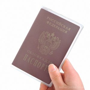 2pcs Travel Waterpronation Dirt Passport держатель паспорта прозрачные владельцы идентификации ПВХ -карты Busin