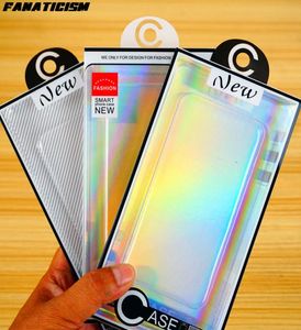 Casos de telefone celular Caixa de embalagem de varejo a laser de moda PVC Clear