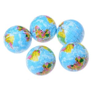 Other Office School Supplies Wholesale World Map Soft Foam Earth Globe Hand Wrist Exercise Relief Squeeze Ball Drop Delivery Business Otgaq