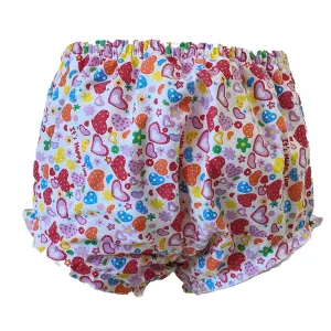 Pants Langkee Haian ABDL Adult Incontinence Pullon PVC & Print Cotton Flannel Pants