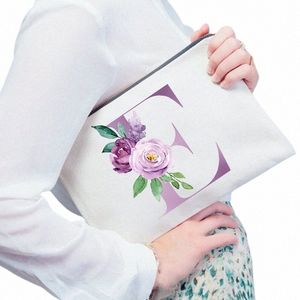 FRS Alphabet Printed Wedding Bridesmaid Gifts Makeup Bag Toairetries主催者ポーチ財布化粧品バッグ独身パーティー75UU＃