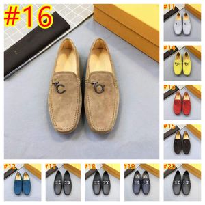 64 Style Mens Driving Disual Peas Designer Brand Soede Footwear Leather Luxury MoCcasins Black Laiders Flats Boat Boat Shoes for Men بالإضافة إلى حجم 38-46
