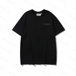 Camiseta essencialsshirt mass camisetas grossas Versão de algodão espesso verão designers tshirt moda tops man.