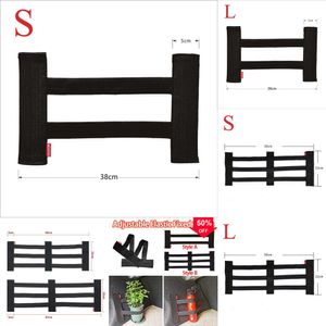 2024 Adjustable Car Trunk Elastic Fixed Straps Belt Storage Bag Extinguisher Fixed Auto Organizer Tapes Car Interior Accessories