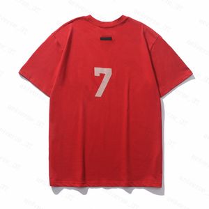 Camiseta essencialsshirt mass camisetas grossas Versão de algodão espesso verão designers de tshirt moda tops man.