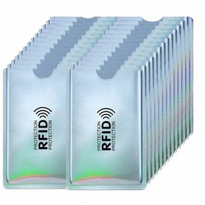 Anti RFID Blocco Blocco Bloccaggio Blocco Titolo della carta bancaria ID Caso di carta Bank Case Protecti Metal Card Card Torta in alluminio 6*9,3 cm T0JR#