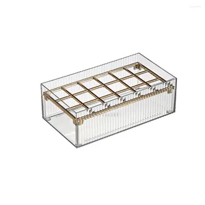 Speicherboxen Multi -Grid -Desktop -Produkte Organizer Clear Vissibility Cosmetics Box Tägliches Make -up 18 Zellen