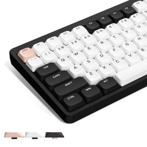 Accessories 143 Key White Black Low Profile Slim Keycap PBT Keycaps for Gateron Cheery MX Mechanical Keyboard with Work US and UK layout