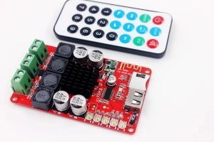 Amplifier TPA3116 50W+50W Bluetoothcompatible Digital Audio Receiver Amplifier Board TF card U disk FLAC WAV MP3 WMA player FM Redio