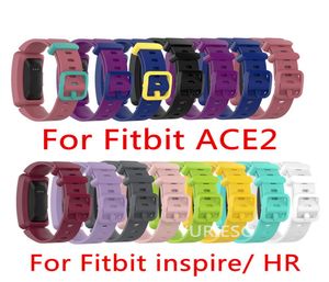 Silikon -Armband -Armband für Fitbit Inspire Inspire HR Fitbit Ace 2 Ace2 Tracker Smartwatch Ersatzwatchband WRIS5364950