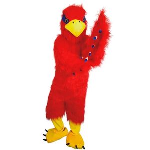 2024 Tamanho do adulto Halloween Red Eagle Mascot Costume Publicidade Folhetos Roupas MASCOTTE DRESSO FACOS DO CARNAVO Costum Carnival
