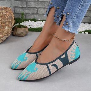 Casual Shoes Basic Slip-on Women's Flat On Sale 2024 Fashion Autumn Shallow Loafers Pointed Toe Zapatos Para Mujeres