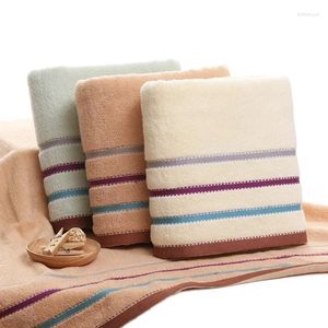 Handtuch 70 140 Langstufe Baumwolle Vierbrecher großes Bad Weiches Absorptionsgeschenk für Erwachsene