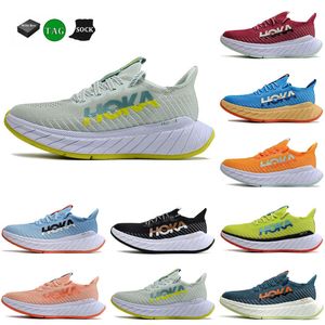 Hokka Running Shoes Bondi 8 Clifton 9 Mens Trainers Hokkas Designer Jogging Walking Sneakers Triple White Utility Black Grey Gym Gym Pink Womens Footwear