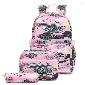 Backpack Oxford Backoack Punch Borse Case di matita per le donne maschile da uomo interayer tascabile tasca casual traveling borse