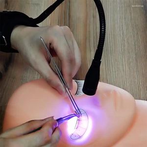 Falsche Wimpern Professionelle Wimpernverlängerungen UV Lampe POGRAGH LEGRIST LED FOTE PEDAL