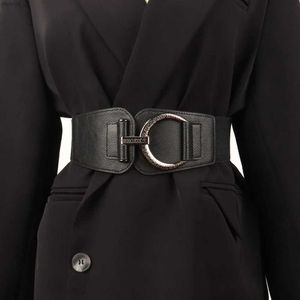 Waist Chain Belts Vintage Wide Belt For Women Fashion Wild Pin Buckle PU Leather Waist Seal Belt Luxury Ladies Dress Shirt Elastic WaistbandL240416