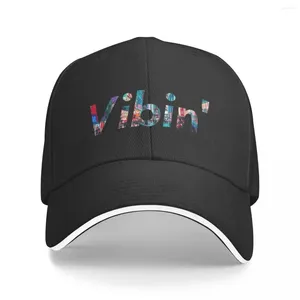 Boll Caps Vibin ' - Tokyo Bakgrund (Lofi Inspired) Cap Baseball Cap Designer Hat Hip Hop Mens Women's