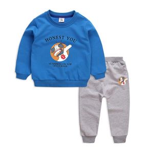 Baby Boys Girls Clothing Set 2020 Fall Winter Toddler Outfits Kläder Barn bär barnens träning för 2 3 4 5 6 år gammal5723514
