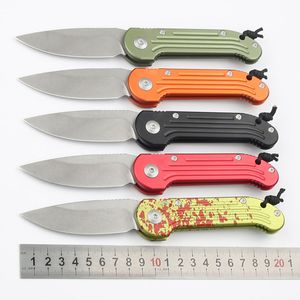 Specialerbjudande CK0410 LUDT Auto Tactical Knife D2 Stone Wash Drop Point Blade CNC Aviation Aluminium Handle Outdoor Camping EDC Pocket Knives