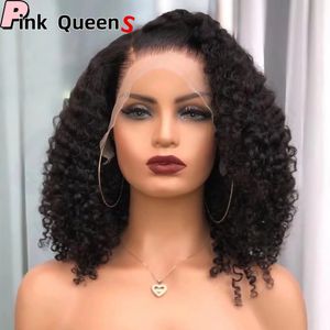 Front Lace Wig With Natural Pre Cut Hairline And Hand Tied High Definition Transparent Lace synthetic lace front wigs for women Korean