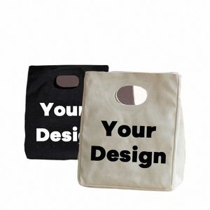 あなたのデザインはここにありますカスタムランチバッグあなたのテキスト /ロゴ /写真クーラートートサーマル断熱ピクニック食品保管ポーチi8mf＃を追加します