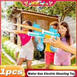 Gun Toys Gun Water Electric Pistolet strzelanie do Pistoletu Large Pistolet Pełny automatyczny letni basen na świeżym powietrzu zabawka dla dzieci chłopcy 240416
