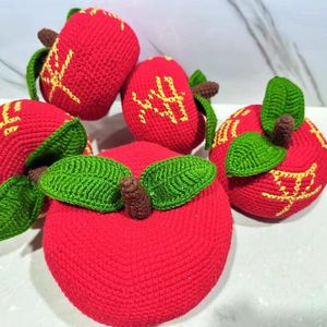 Party Decoration Exclusive And Original Simulation Of Hand Sewn Apple Fruit Home Artificial Variety Red Store Model