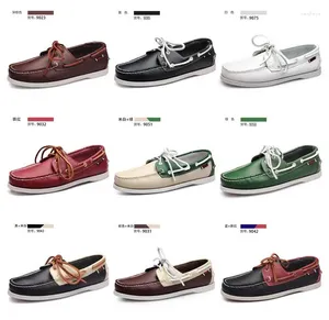 Casual Shoes Men Mocassins Fashion Docksides Classic Leather Boat Brand Design Driving Sneakers Flats Loafers St510