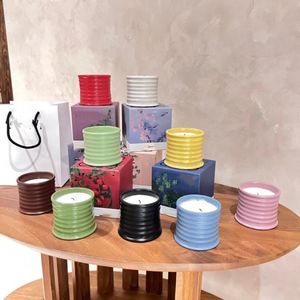 Espanha velas perfumadas jarra de cerâmica Fragrância de alta qualidade Candle Ivy Caixa de presente Caixa de presente Decoração de Natal Presente de Natal