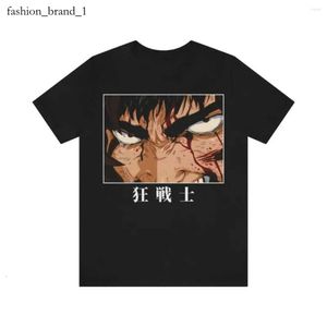 Anime Berserk Męska koszula dla mężczyzn dla mężczyzn harajuku anime print tee letnie jelit mody ubrania krótkie rękawy unisex topy berserk tshirt 6172